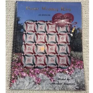 Vintage 1994 Double Wedding Ring Quilt Instruction Book Sharlene Jorgenson QS-1